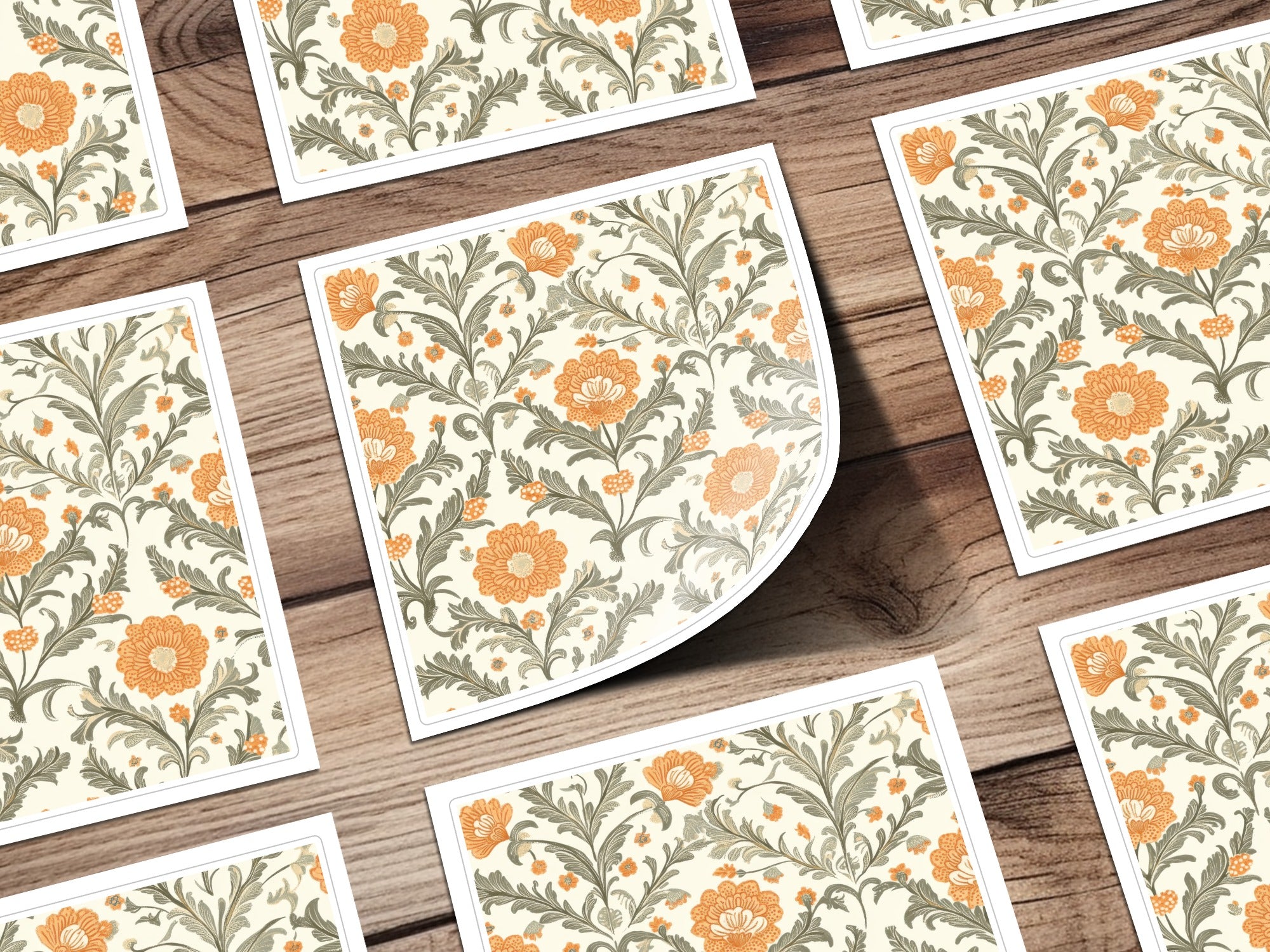 Elegant Floral Vines Seamless Pattern for Creative Projects - Moore and Mountain