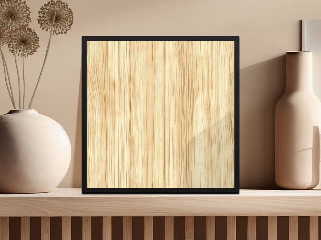 Natural Wood Grain Pattern Art Print Decor