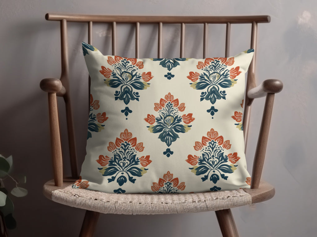 Elegant Seamless Indian Pattern Floral Design Digital Geometric - Moore and Mountain
