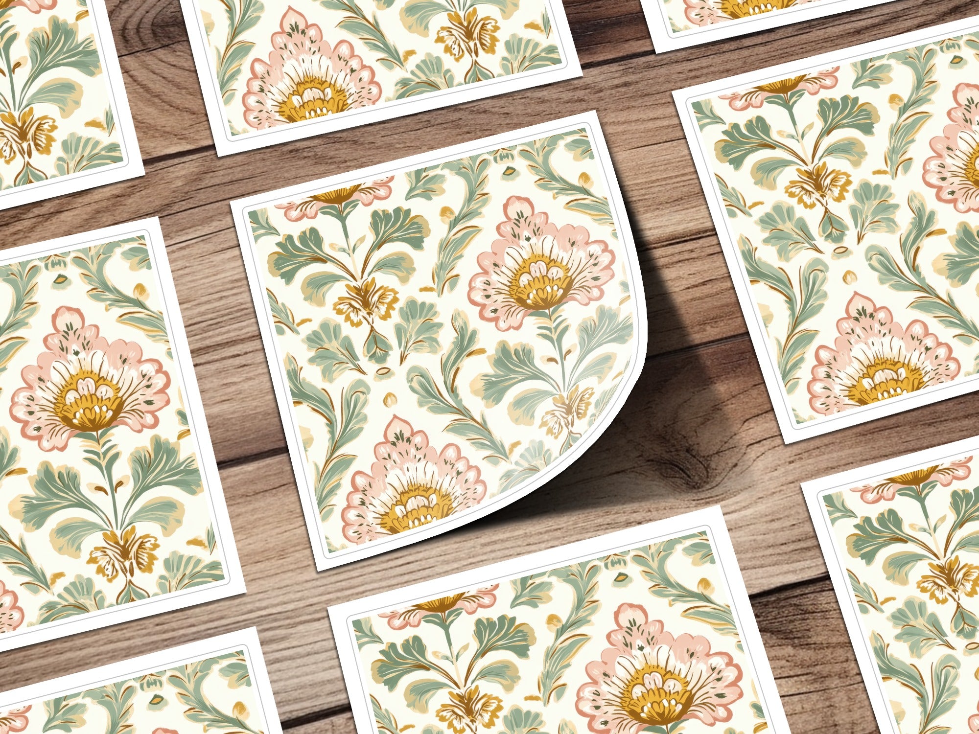 Elegant Vintage Floral Chintz Pattern for Textile Design - Moore and Mountain
