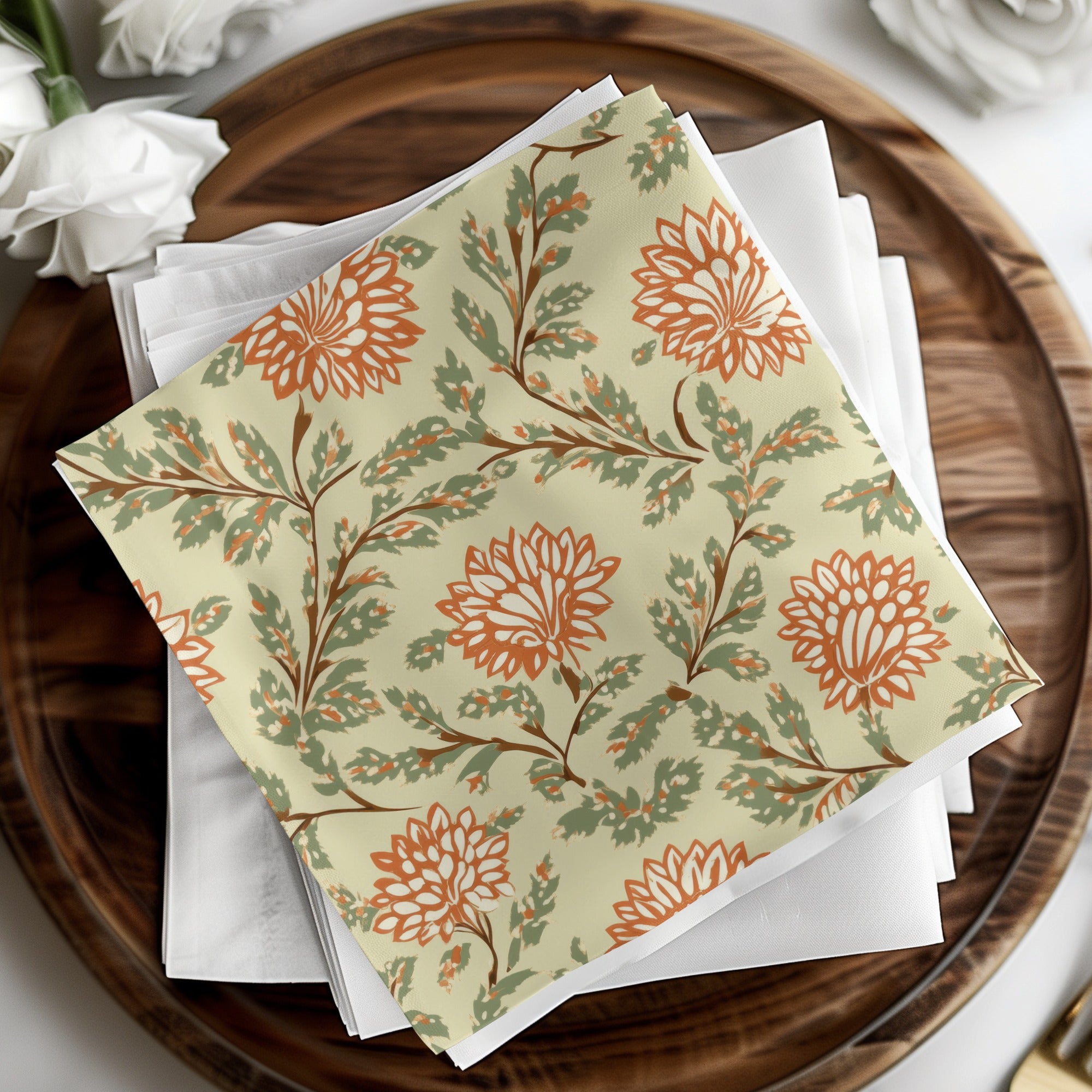 Exquisite Floral and Foliage Chintz Seamless Pattern Vintage Chintz Seamless Pattern - Moore and Mountain