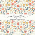 Floral Bible Verse Digital Paper, Acts 16 31, Seamless Pattern, Scripture Digital Download, Commercial Use, Print On Demand, Flowers - Moore and Mountain