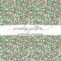 Floral Digital Paper, Ditsy Flower Seamless Pattern, Small Print Fabric Design, Pretty Floral Print, Digital Download, Repeating Pattern - Moore and Mountain