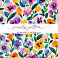 Vibrant Floral Seamless Pattern by Moore & Mountain