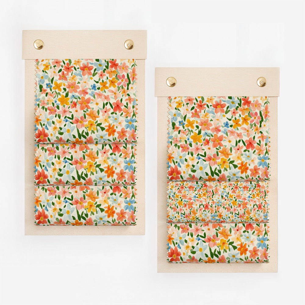 Floral Patterned Swatches Display Board for Products