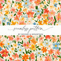 Vibrant Floral Seamless Pattern by Moore Mountain Design