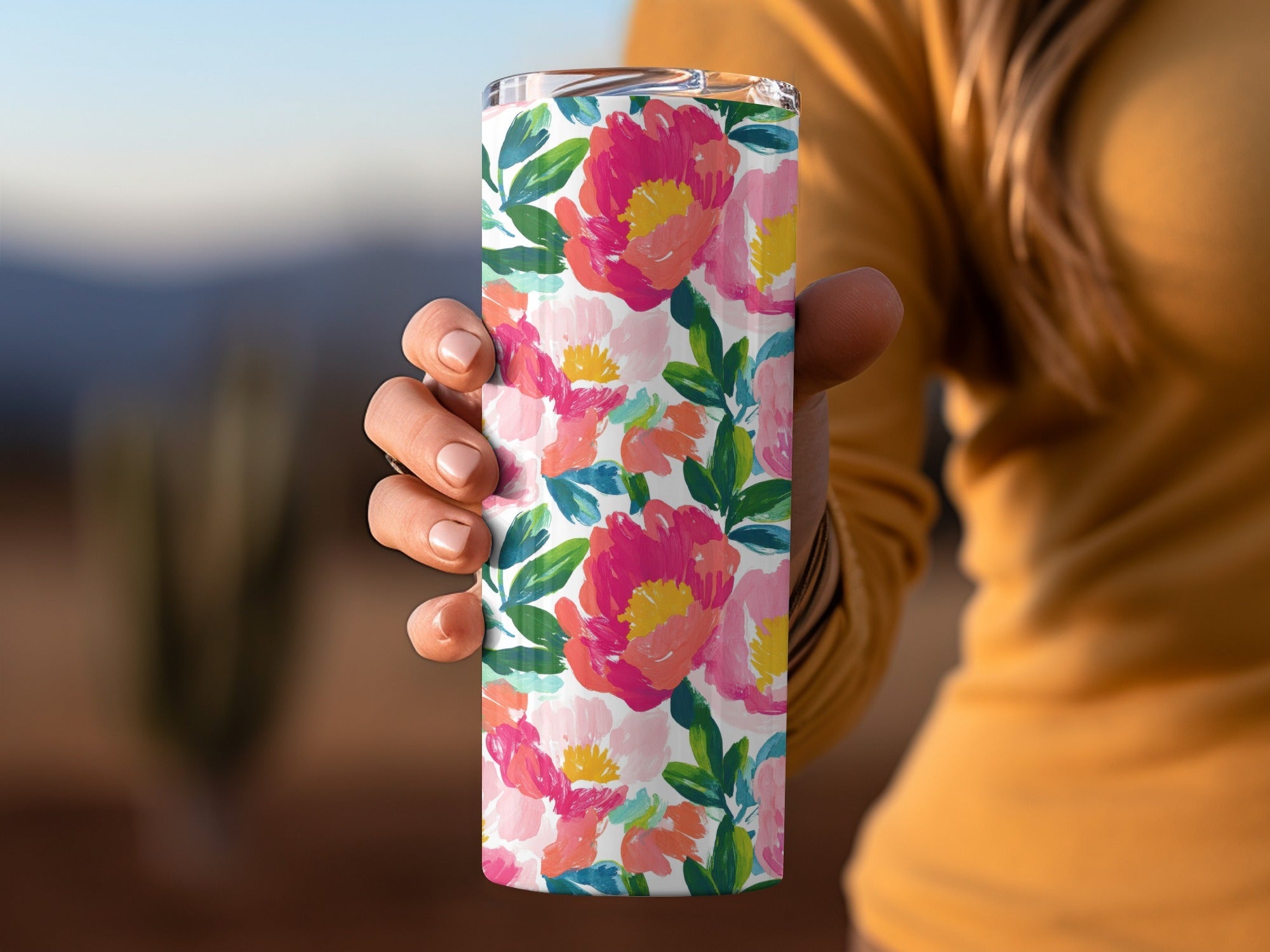 Floral Explosion Vibrant Brushstrokes Artistic Design Digital Seamless Pink Peonies Pattern Background - Moore and Mountain