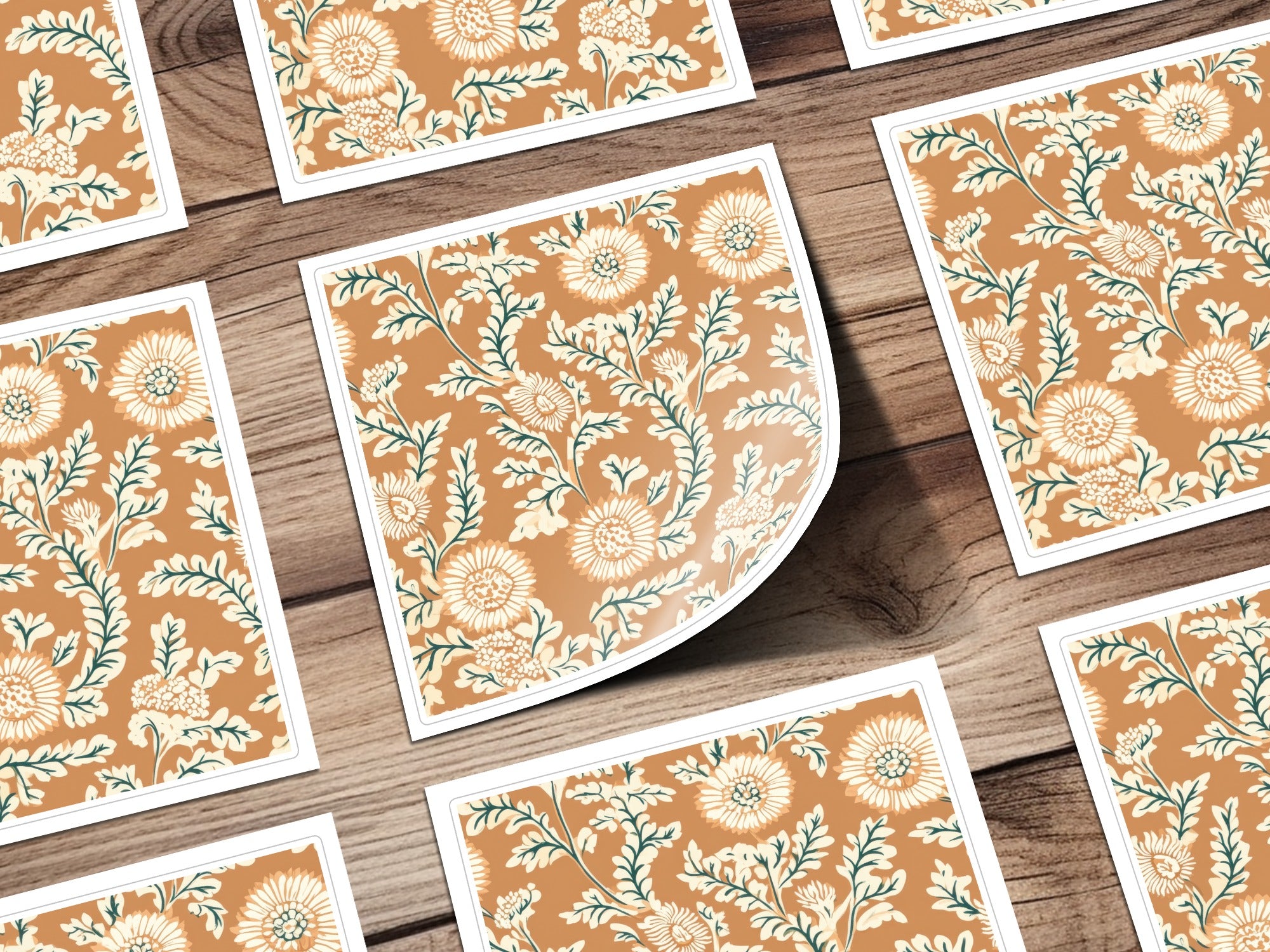 Floral Flourish Indian Motif Seamless Pattern Design - Moore and Mountain