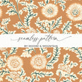 Floral Flourish Indian Motif Seamless Pattern Design - Moore and Mountain