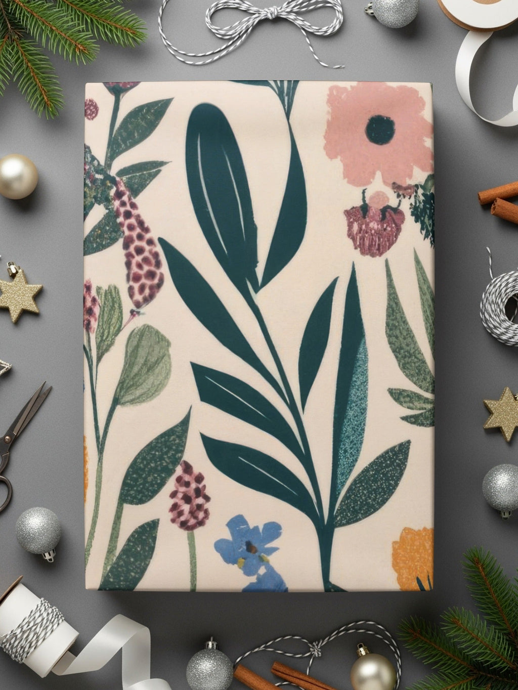 Floral Pattern, Digital Download, Flower Seamless Pattern, Botanical Design, Scrapbooking Paper, Floral Fabric Design, Repeat Pattern - Moore and Mountain