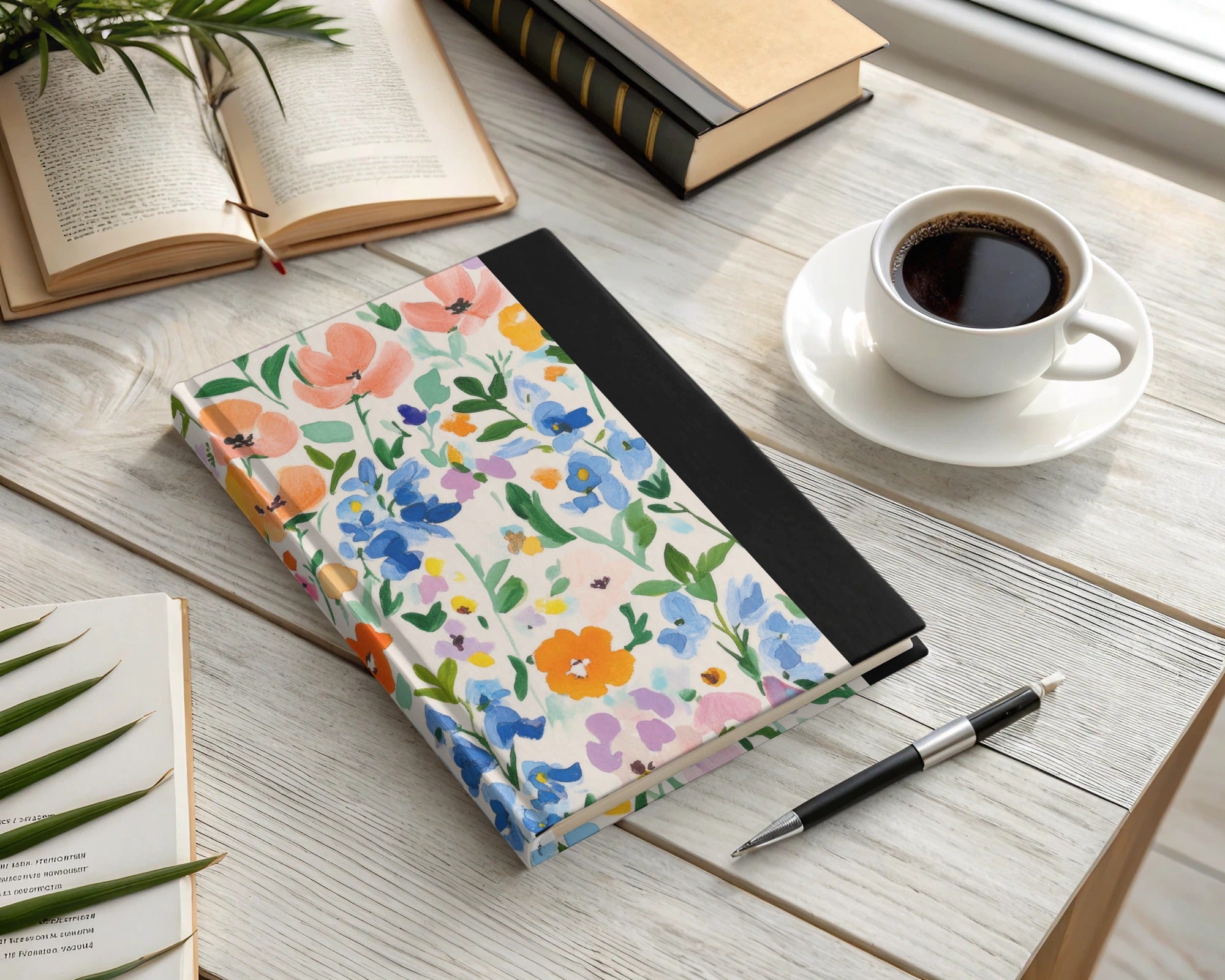 Floral Patterned Hardcover Journal Notebook Product