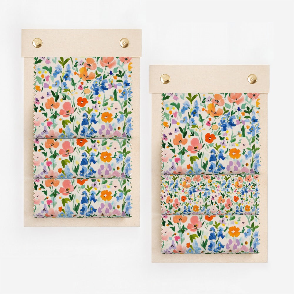 Colorful Floral Pattern Multi-Pocket Organizer
