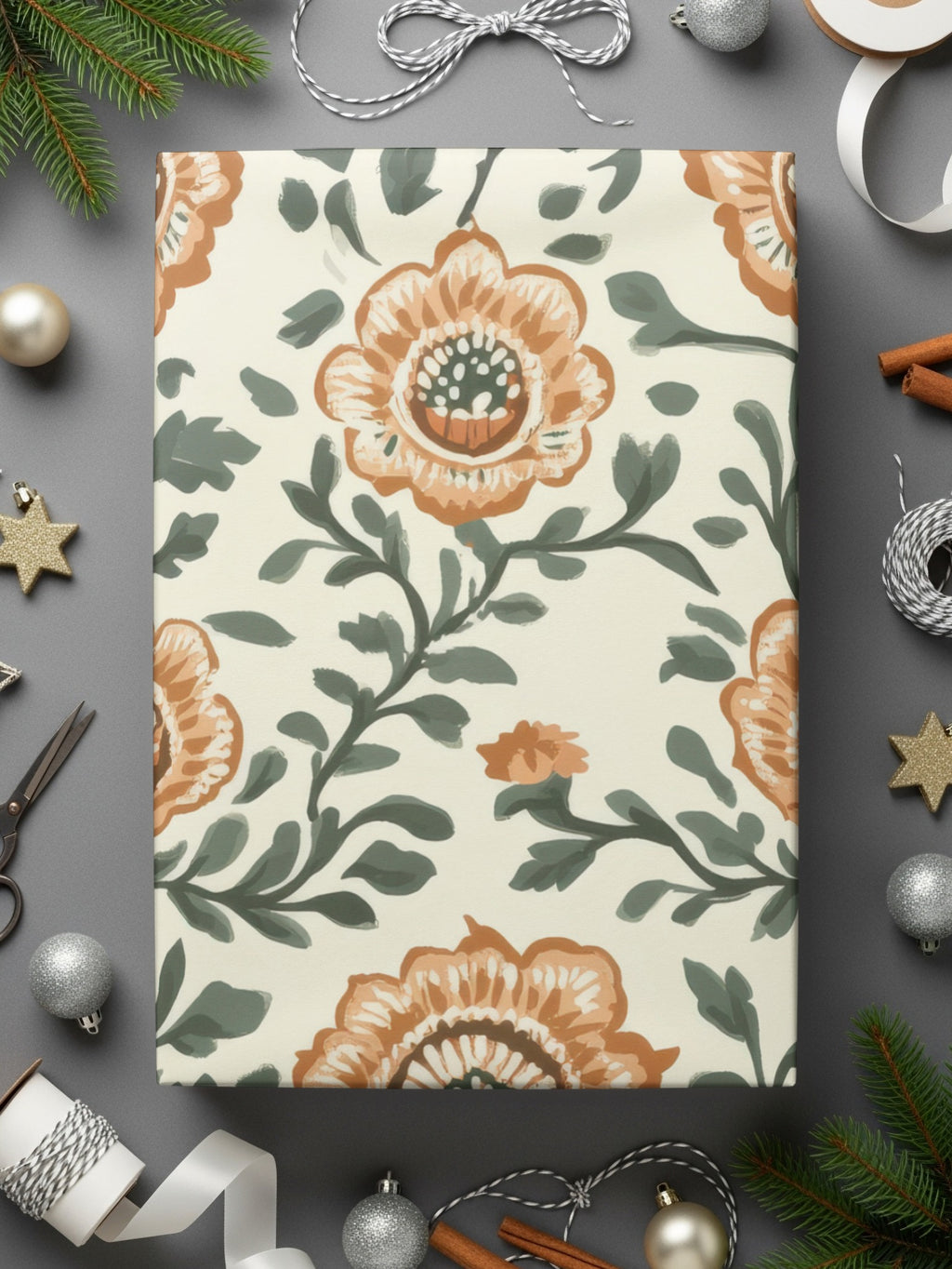 Floral Repeat Pattern for Fabrics Indian Motif Design - Moore and Mountain