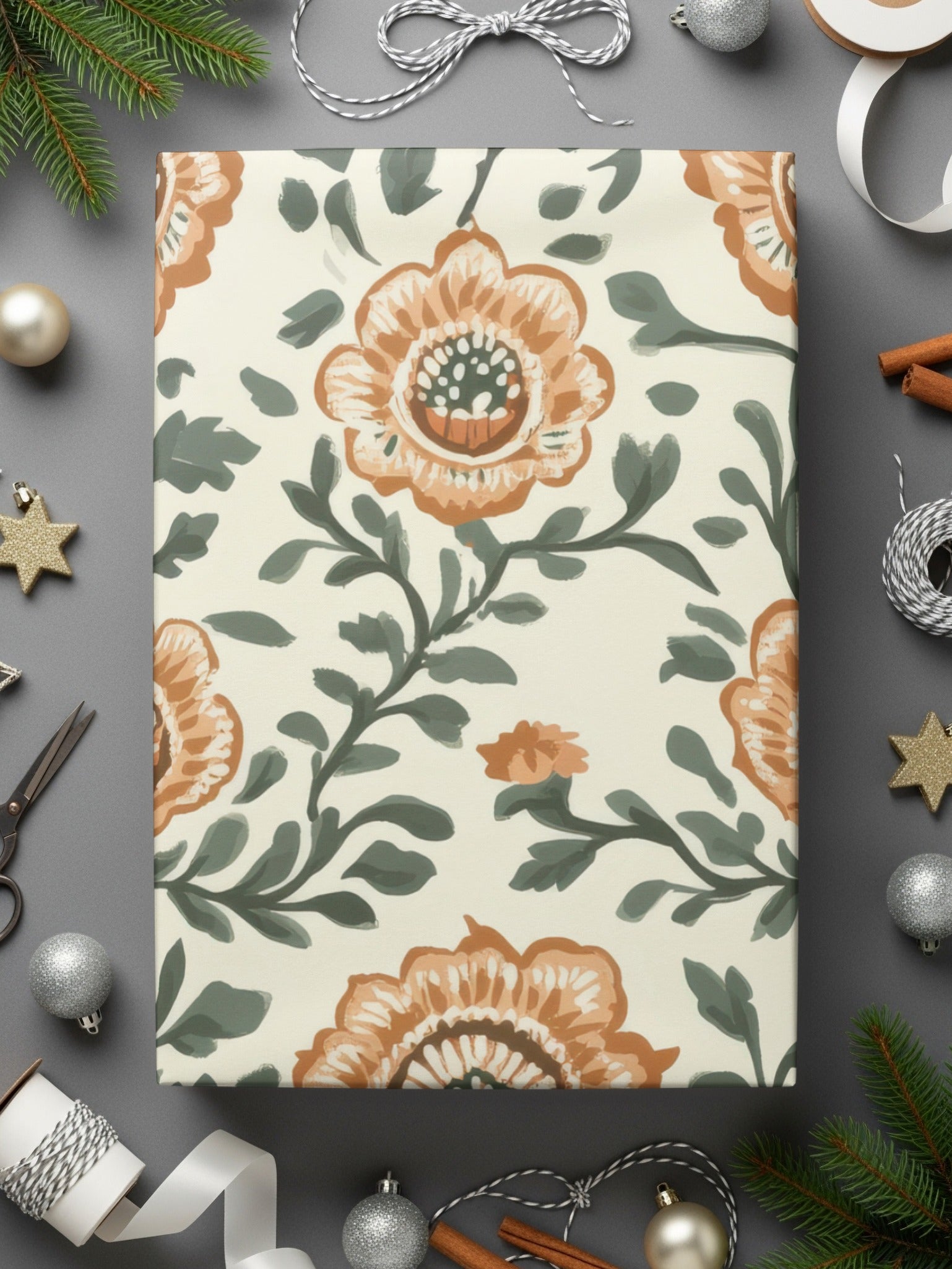 Floral Repeat Pattern for Fabrics Indian Motif Design - Moore and Mountain
