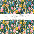 Colorful Floral Seamless Pattern by Moore & Mountain
