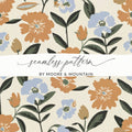 Floral Seamless Pattern, Digital Paper, Flower Background, Printable Fabric Design, Repeating Tile, Scrapbooking Digital, Pastel Colors - Moore and Mountain