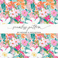 Floral Seamless Pattern, Digital Paper, Flowers Fabric Design, Spring Background, Repeat Pattern, Printable Paper, Digital Downloads - Moore and Mountain
