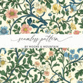 Floral Seamless Pattern, Digital Paper Pack, Botanical Print, Repeating Flower Design, Digital Download, Scrapbooking, Fabric Design - Moore and Mountain