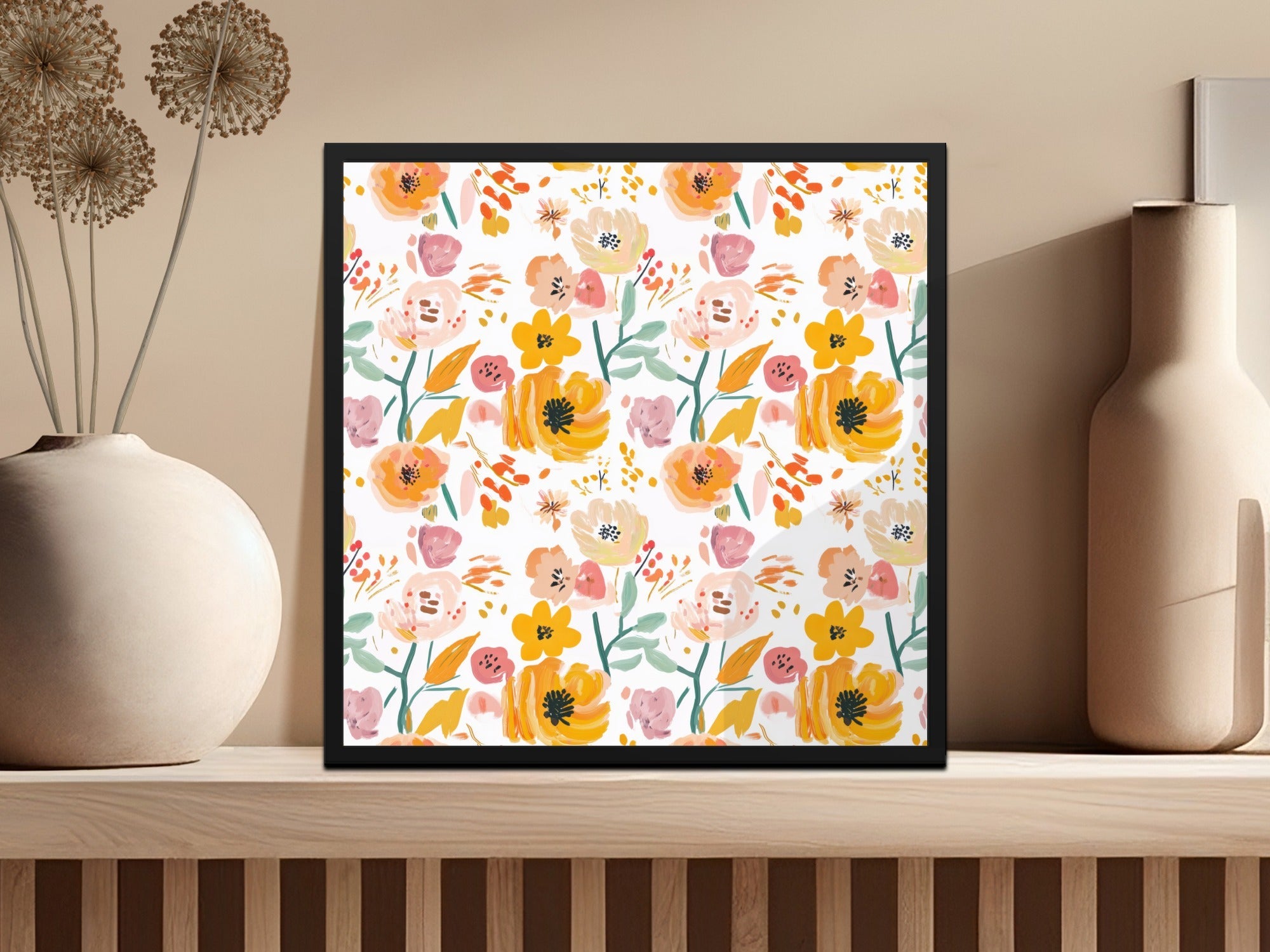 Floral Seamless Pattern, Digital Paper Pack, Flower Repeat Pattern, Commercial Use, Watercolor Flowers, Blossom Design, Floral Digital Print - Moore and Mountain