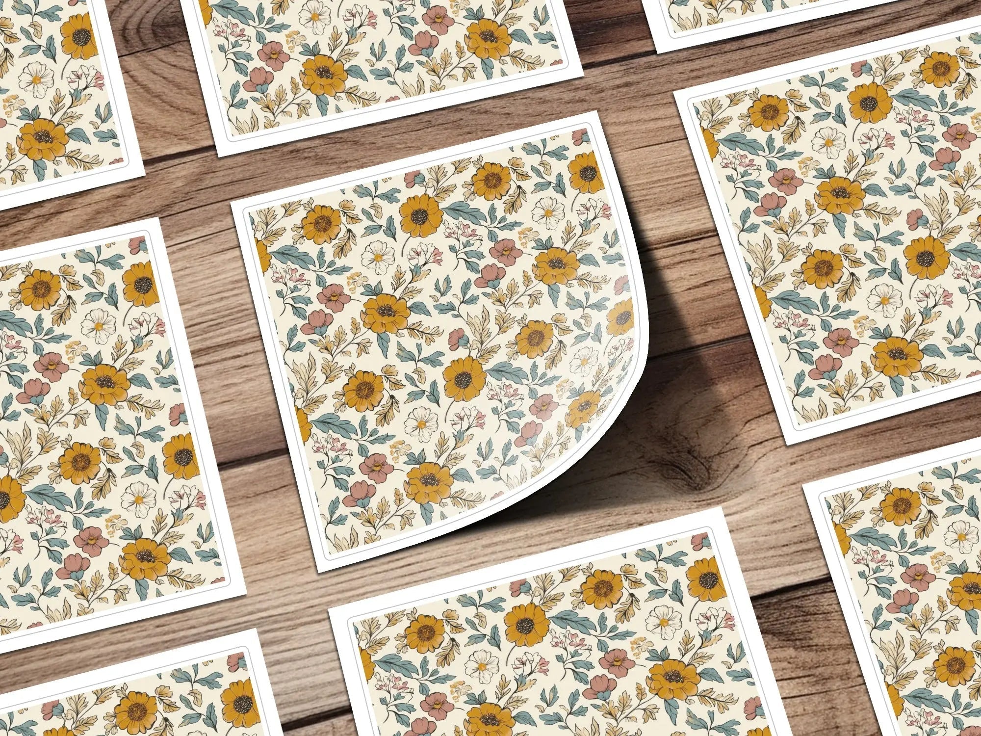 Floral Seamless Pattern Digital, Vintage Flowers Texture, Commercial Use, Print on Demand, Fabric Design, Digital Paper, Digital Download - Moore and Mountain