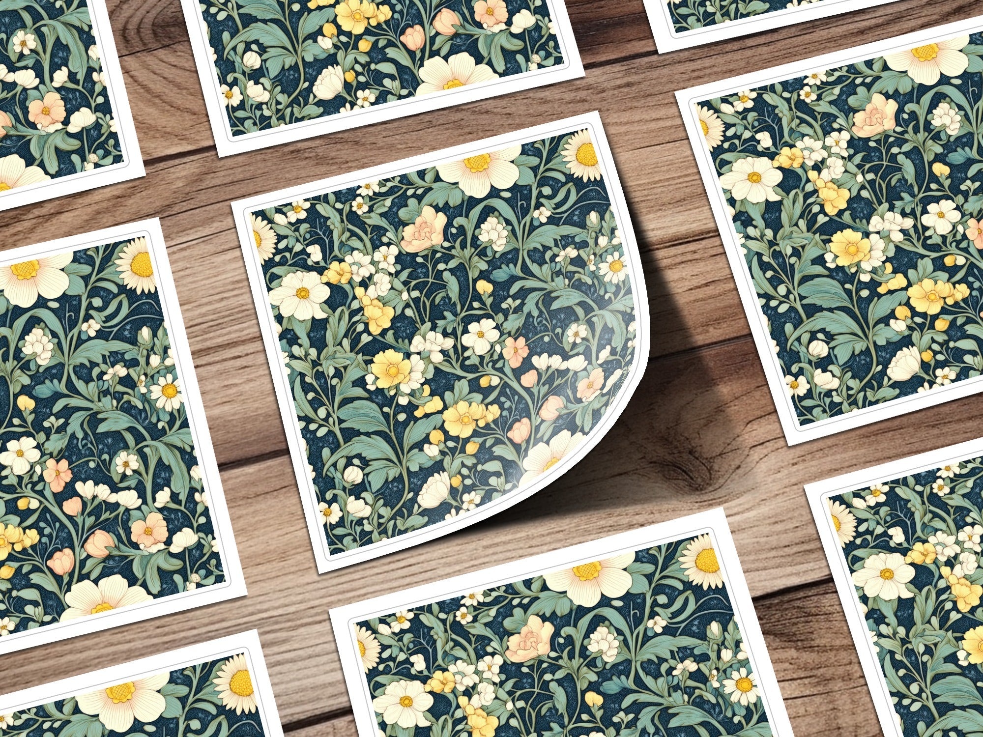 Floral Seamless Patterns, Digital Download, Flower Patterns, Floral Wallpaper, Surface Design, Floral Fabric, Repeating Pattern - Moore and Mountain