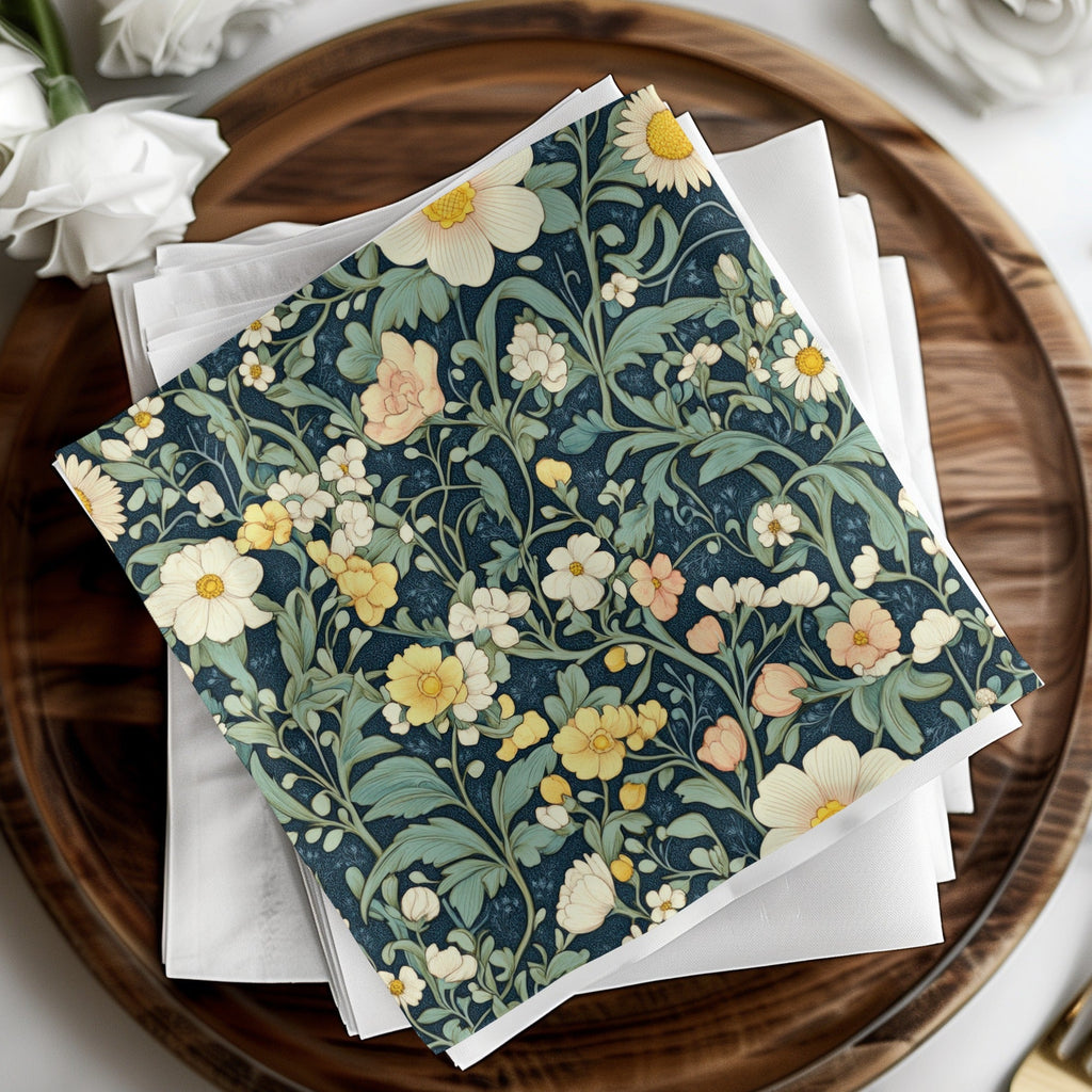 Floral Seamless Patterns, Digital Download, Flower Patterns, Floral Wallpaper, Surface Design, Floral Fabric, Repeating Pattern - Moore and Mountain