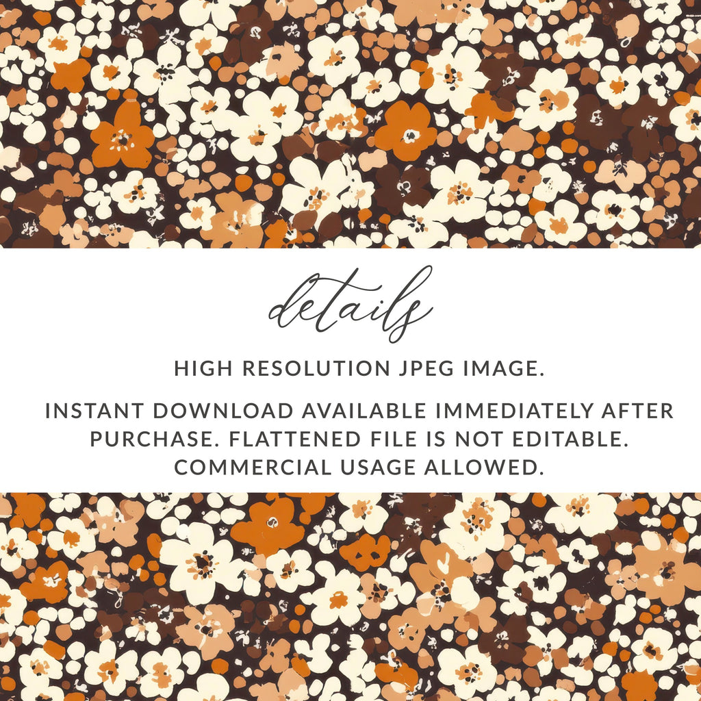High Resolution Floral Pattern Instant Download Image