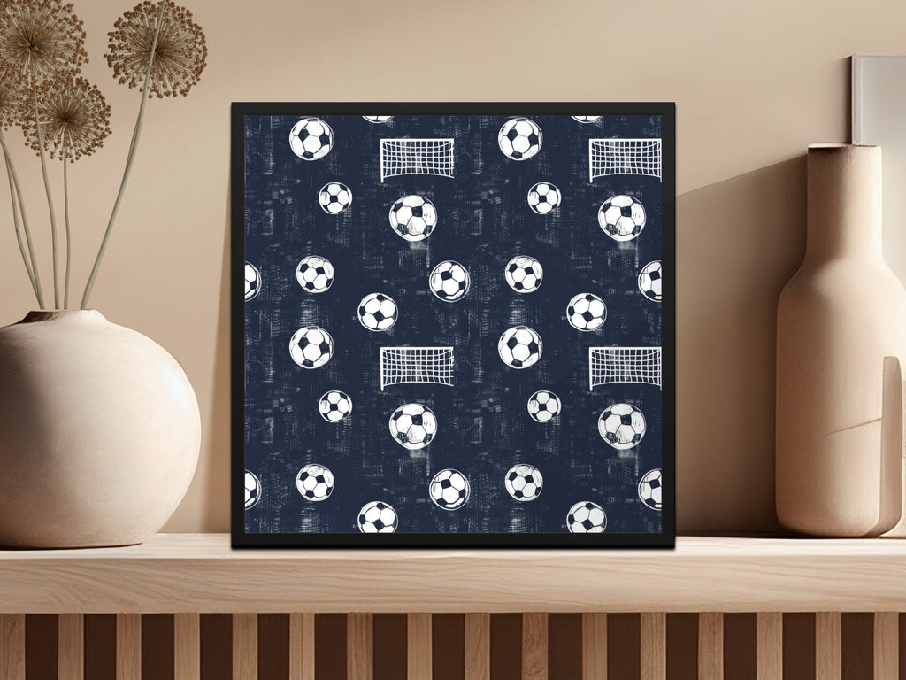 Football Digital Paper, Soccer Ball Seamless Pattern, Goal Digital Download, Sport JPEG Pattern, Scrapbook Background, Kids Pattern - Moore and Mountain