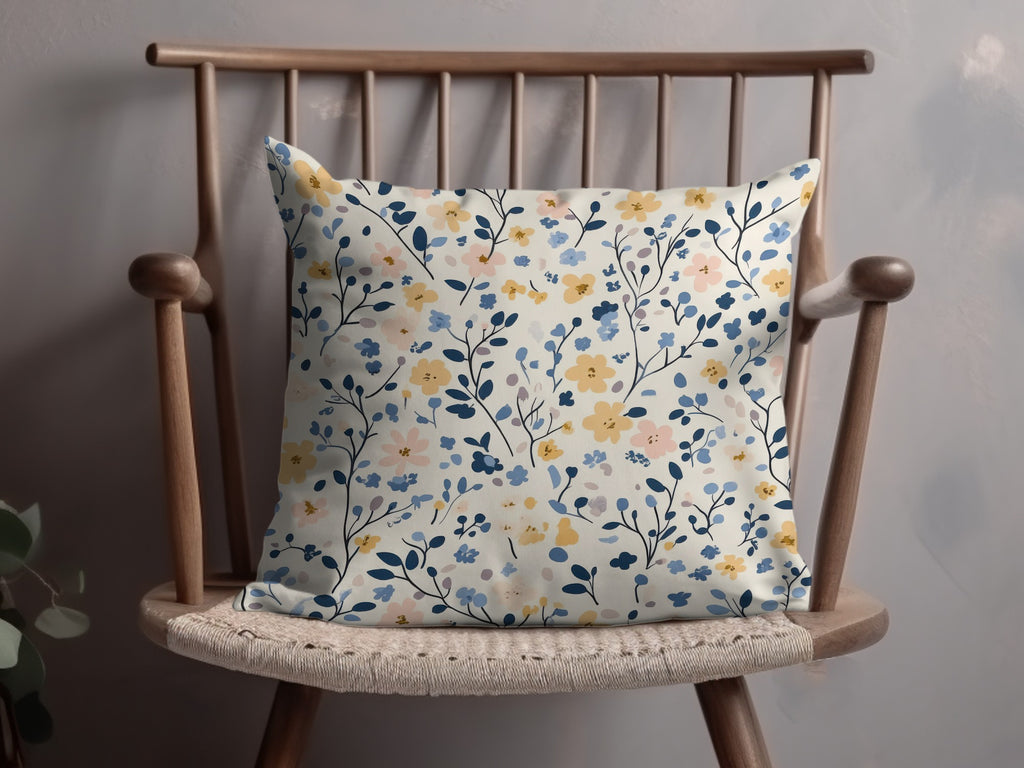 Stylish Decorative Pillow with Floral Print Design
