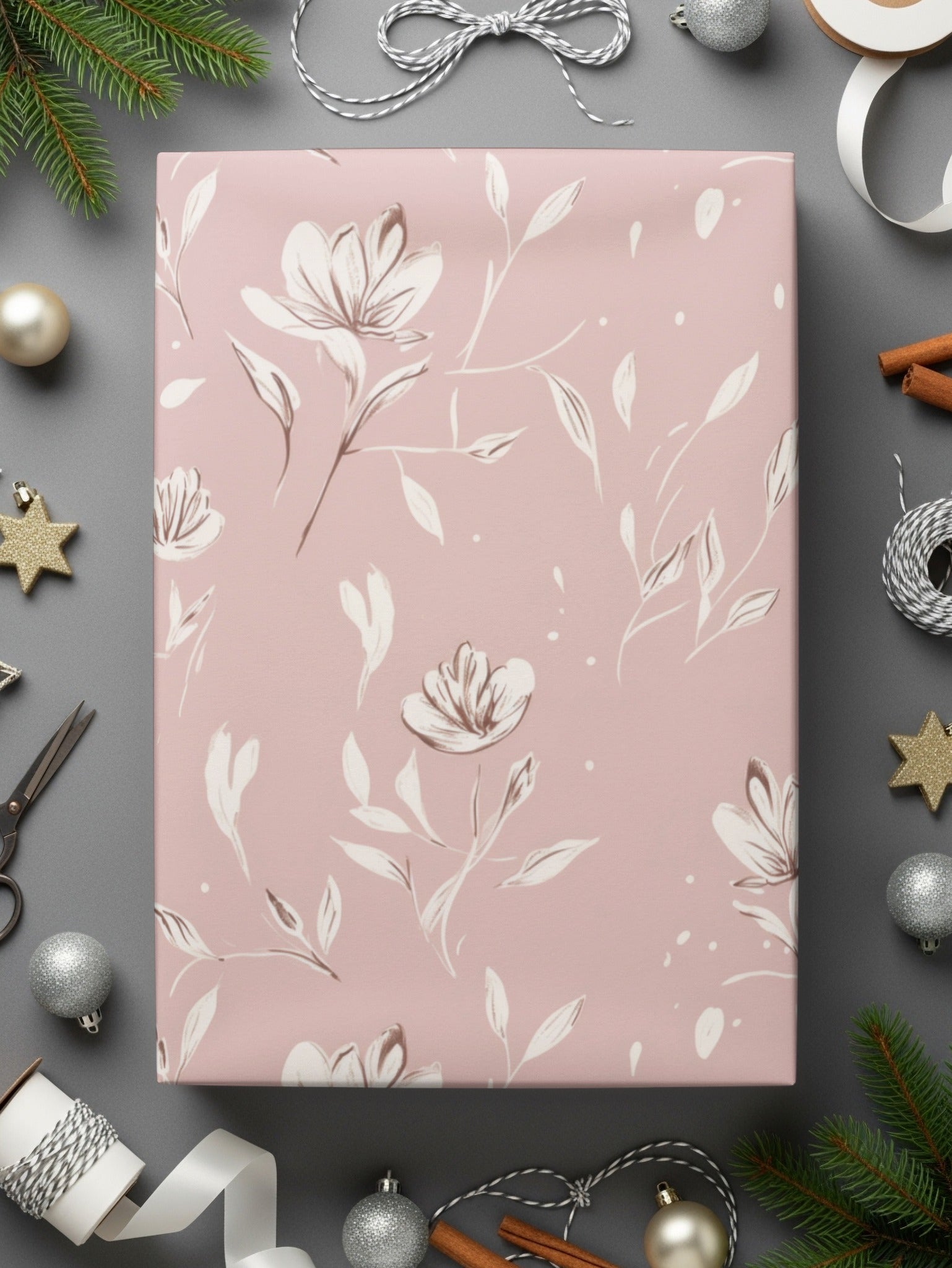 Floral Gift Wrap for Elegant Present Wrapping