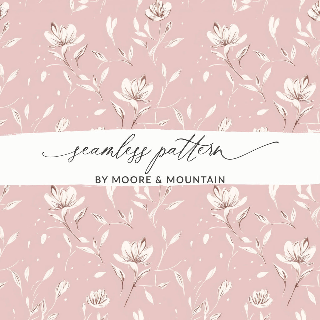Floral Seamless Pattern by Moore & Mountain Design