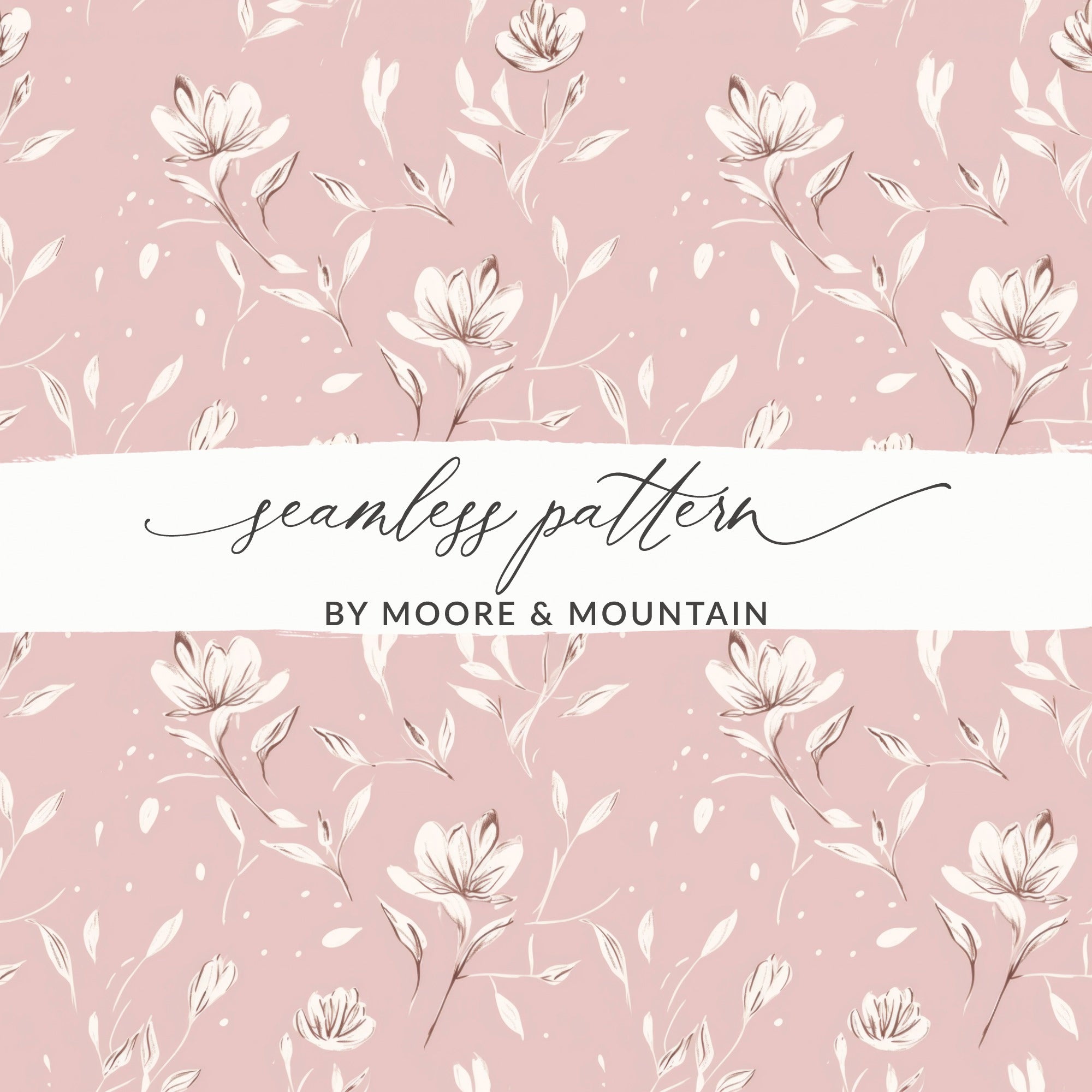 Floral Seamless Pattern by Moore & Mountain Design