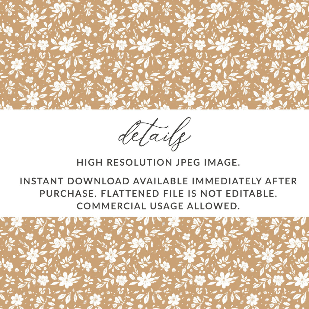 Floral High Resolution JPEG Image for Instant Download