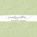 Green Leafy Seamless Pattern by Moore Mountain
