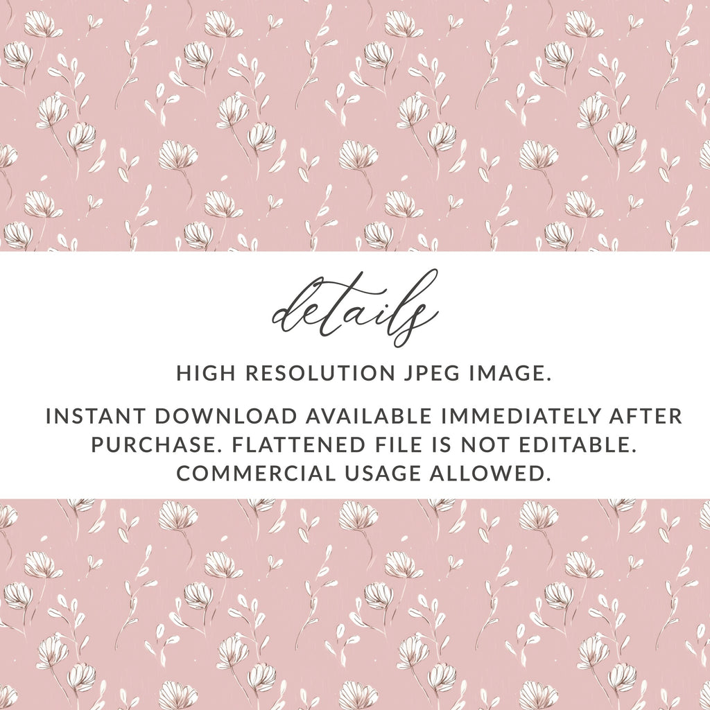 High Resolution Floral JPEG Image Instant Download