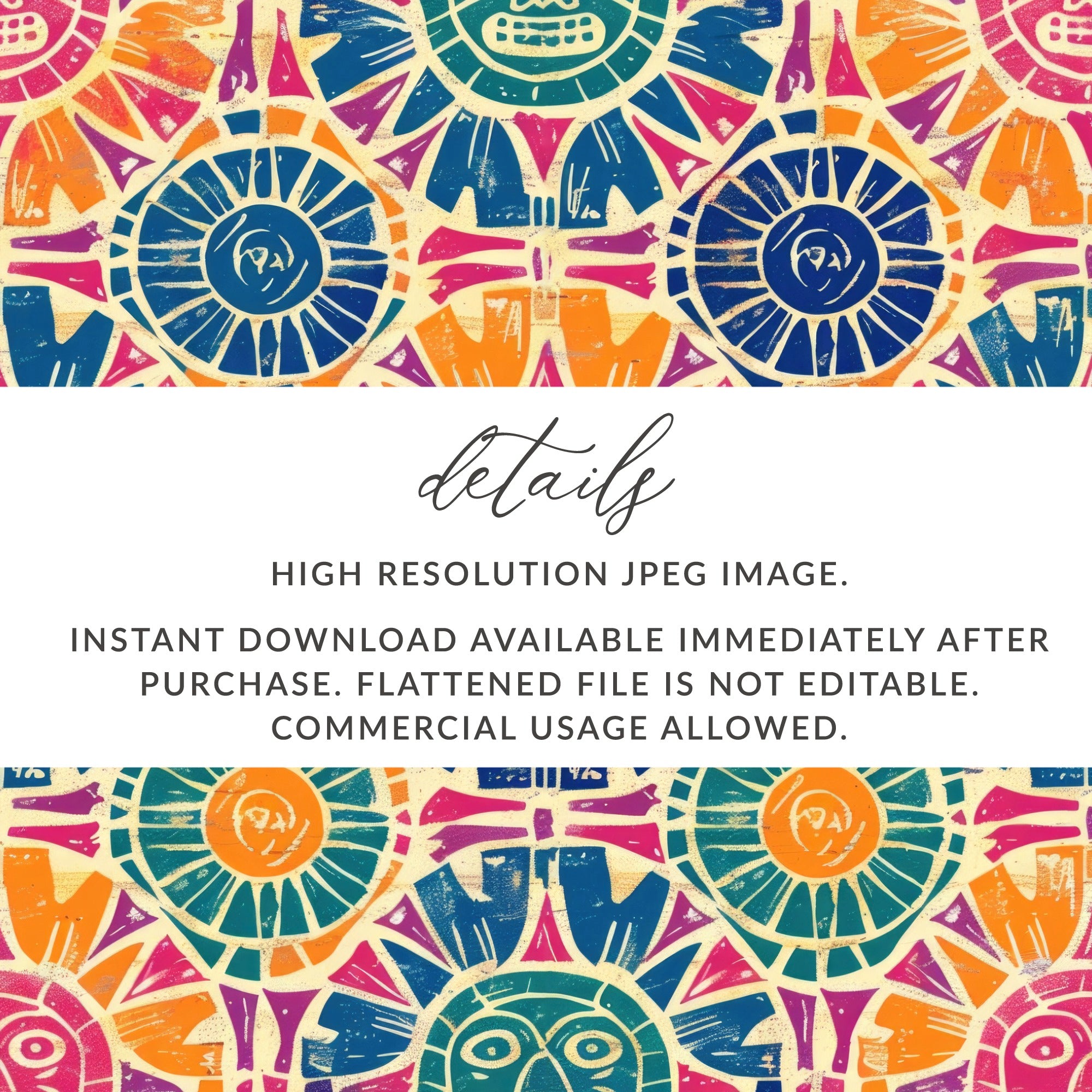 High Resolution Colorful Sunburst Pattern JPEG Download