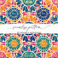 Colorful Geometric Seamless Pattern Design by Moore & Mountain