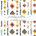 Colorful Geometric Seamless Pattern by Moore & Mountain