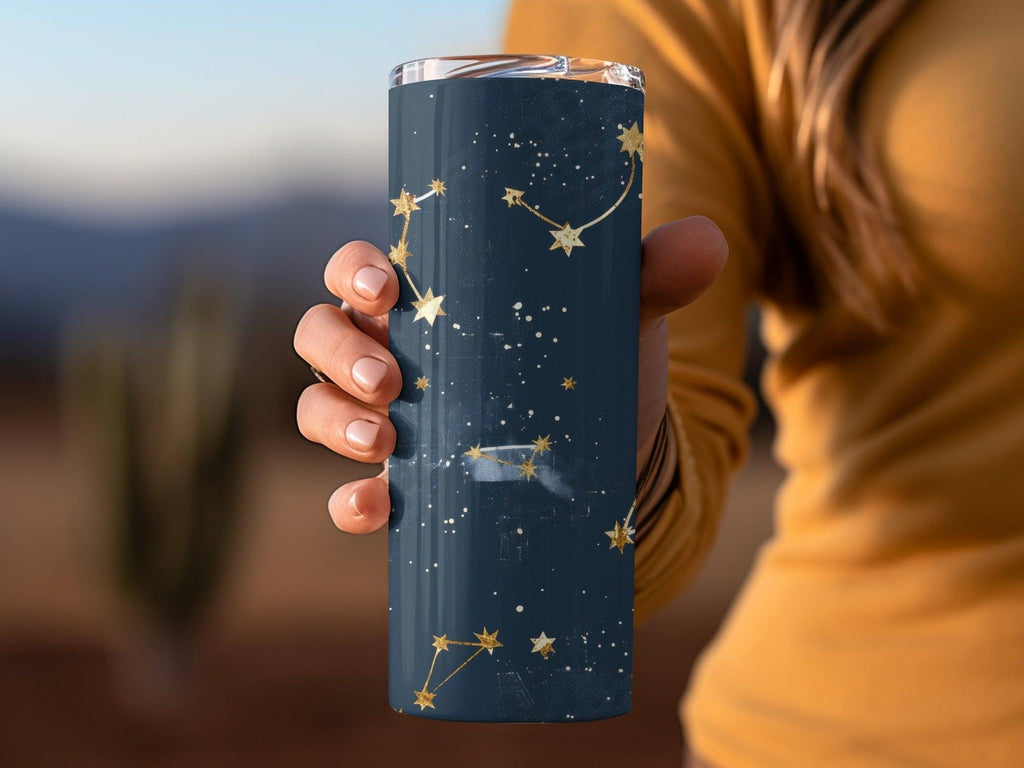 Gold Constellation Digital Paper, Navy Celestial Pattern, Stars Seamless Pattern, Galaxy Background Digital Product (133 characters) - Moore and Mountain