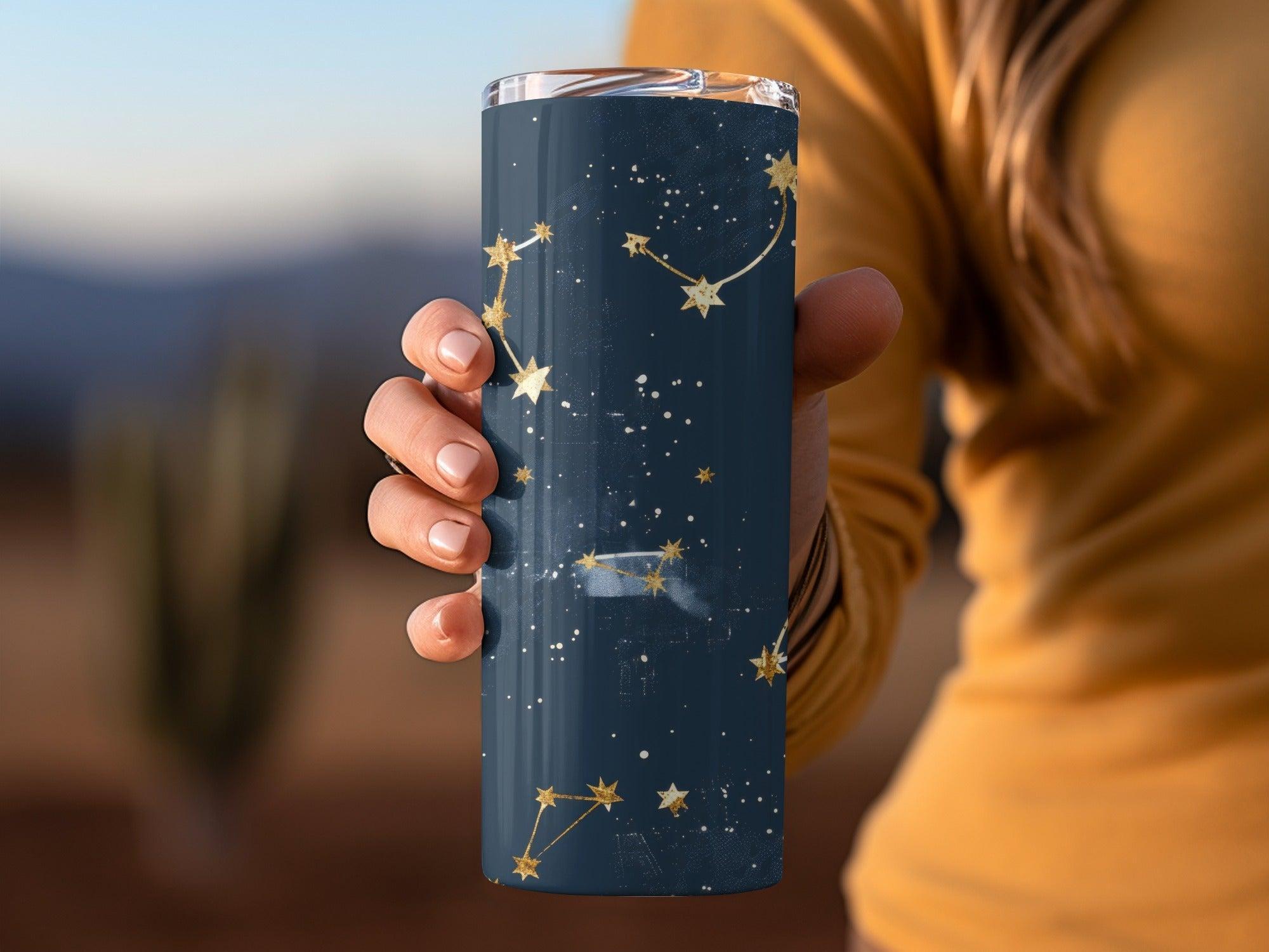 Gold Constellation Digital Paper, Navy Celestial Pattern, Stars Seamless Pattern, Galaxy Background Digital Product (133 characters) - Moore and Mountain