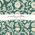 Green Floral Seamless Indian Pattern Design Kalamkari - Moore and Mountain