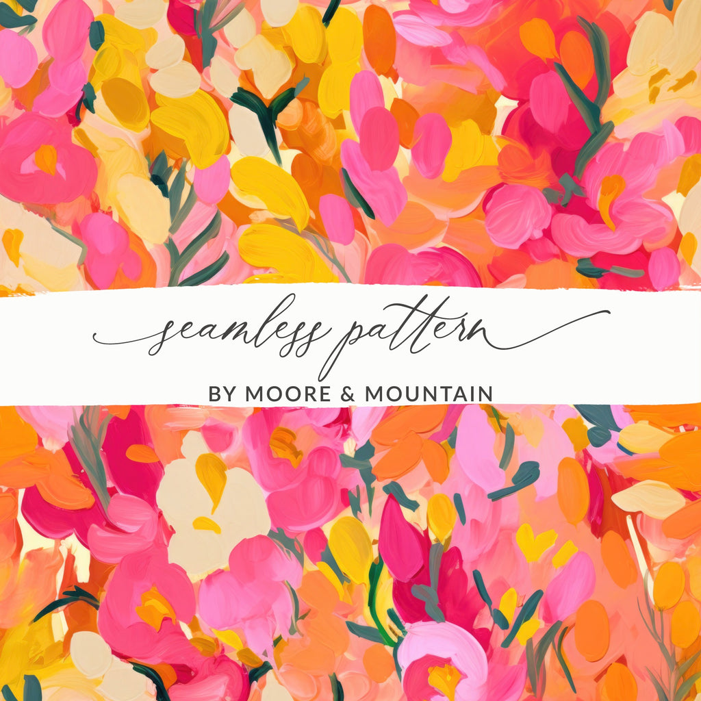 Seamless Pattern by Moore and Mountain Floral Design
