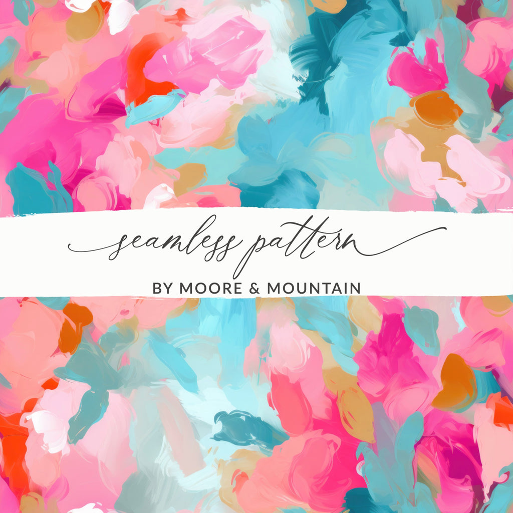 Vibrant Abstract Seamless Pattern by Moore and Mountain