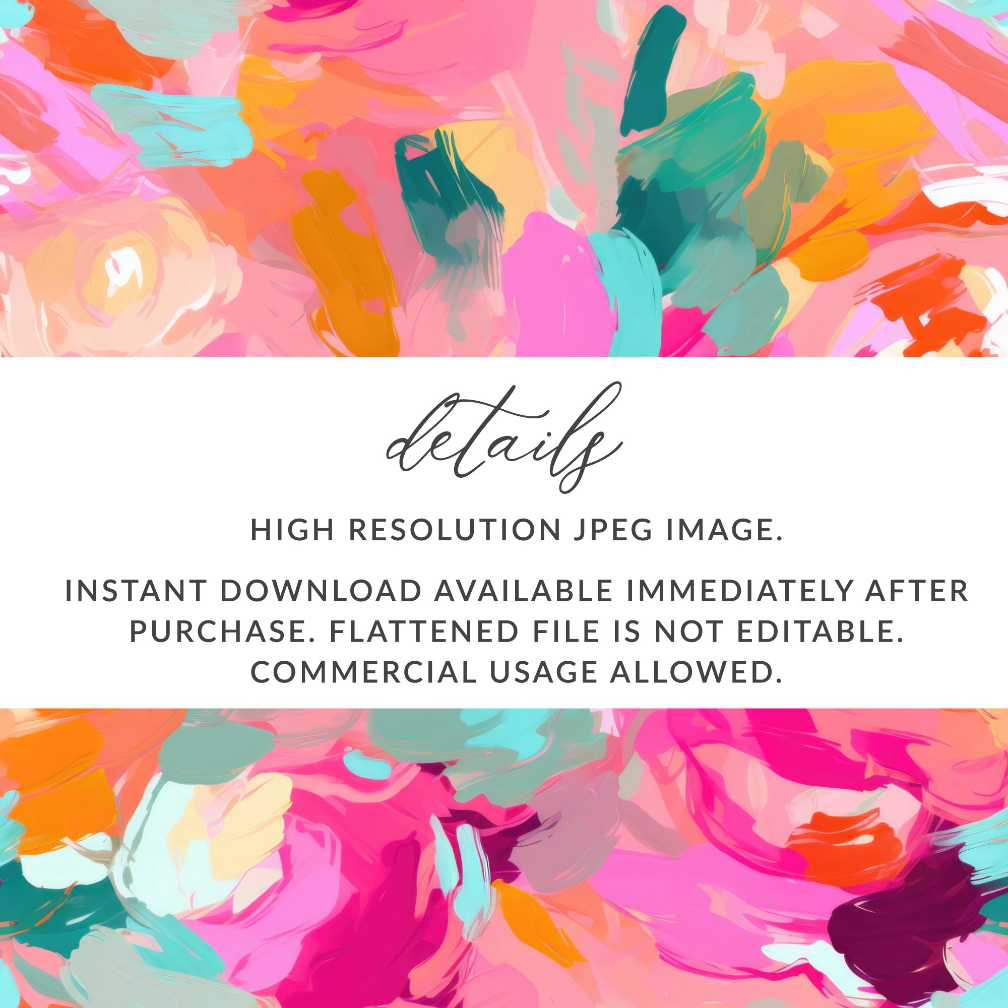 High Resolution Abstract Art Instant Download Image