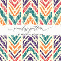 Vibrant Chevron Seamless Pattern by Moore Mountain Product