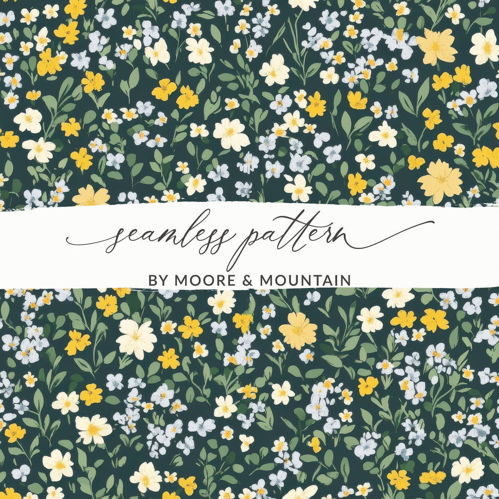 Seamless Floral Pattern by Moore Mountain design