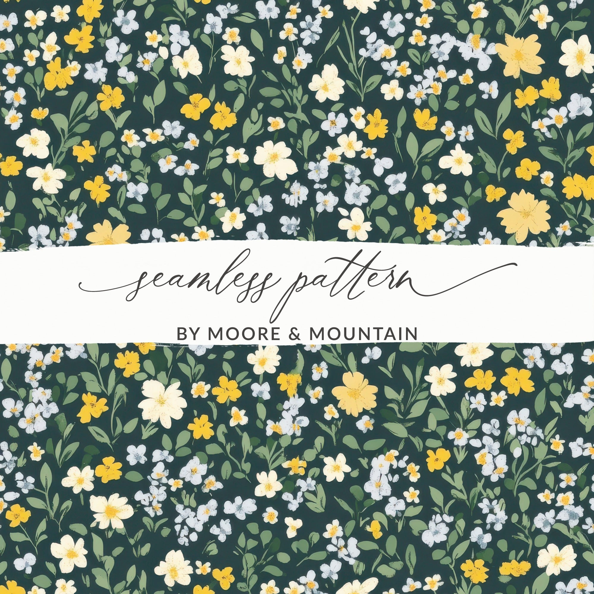 Seamless Floral Pattern by Moore Mountain design