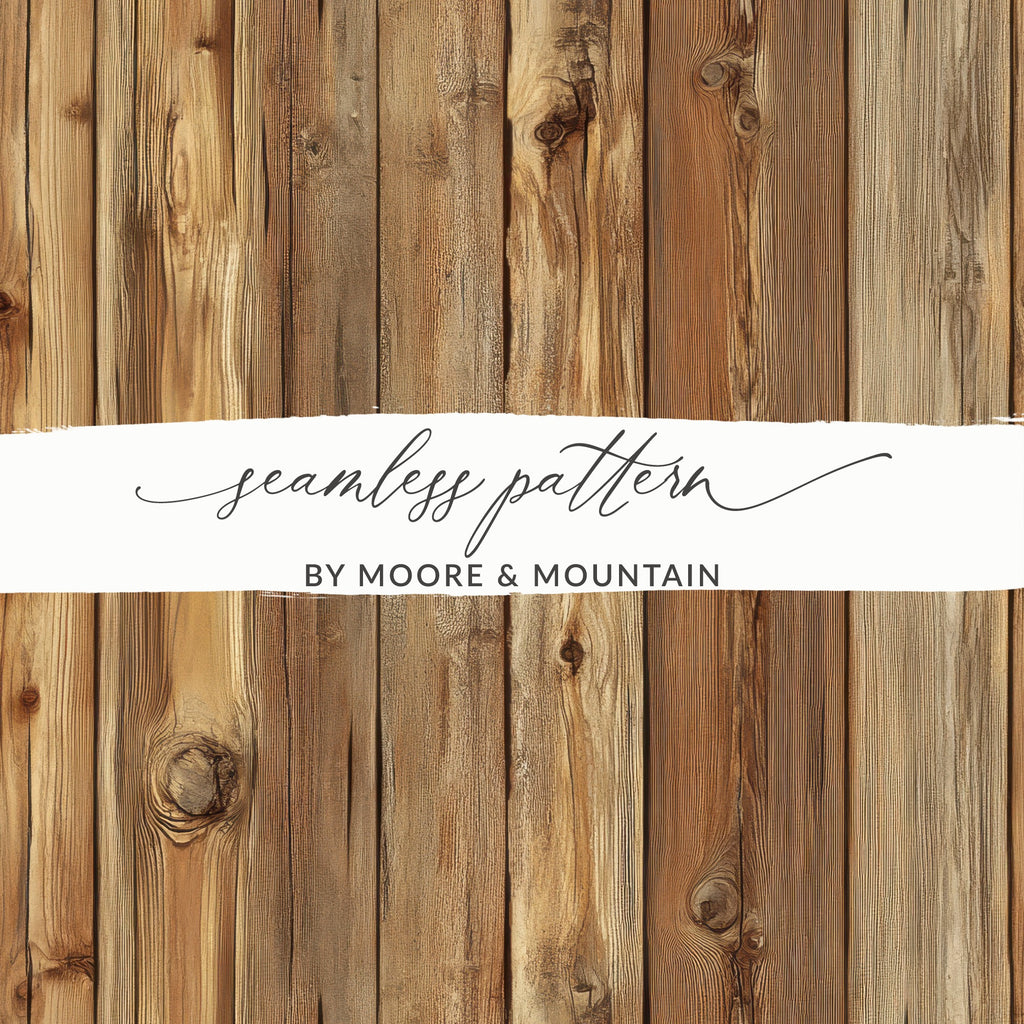 Seamless Pattern by Moore & Mountain wooden product
