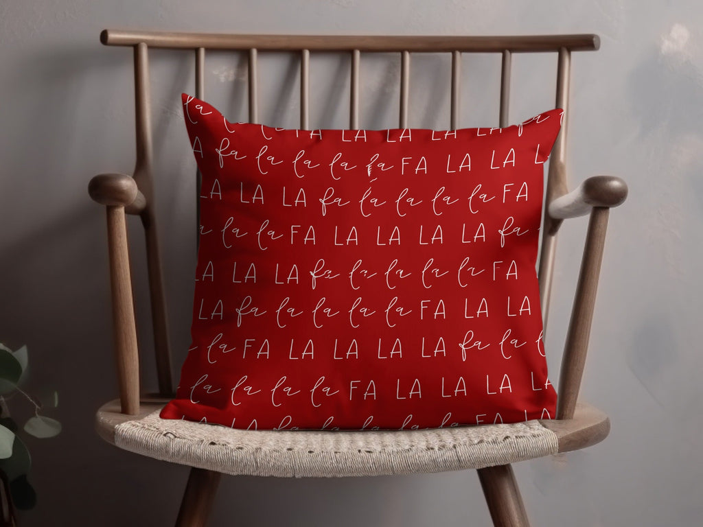 La La La Fa La Digital Seamless Pattern, Christmas Carol Repeat Pattern, Holiday Fabric Design, Festive Background, JPEG Download - Moore and Mountain