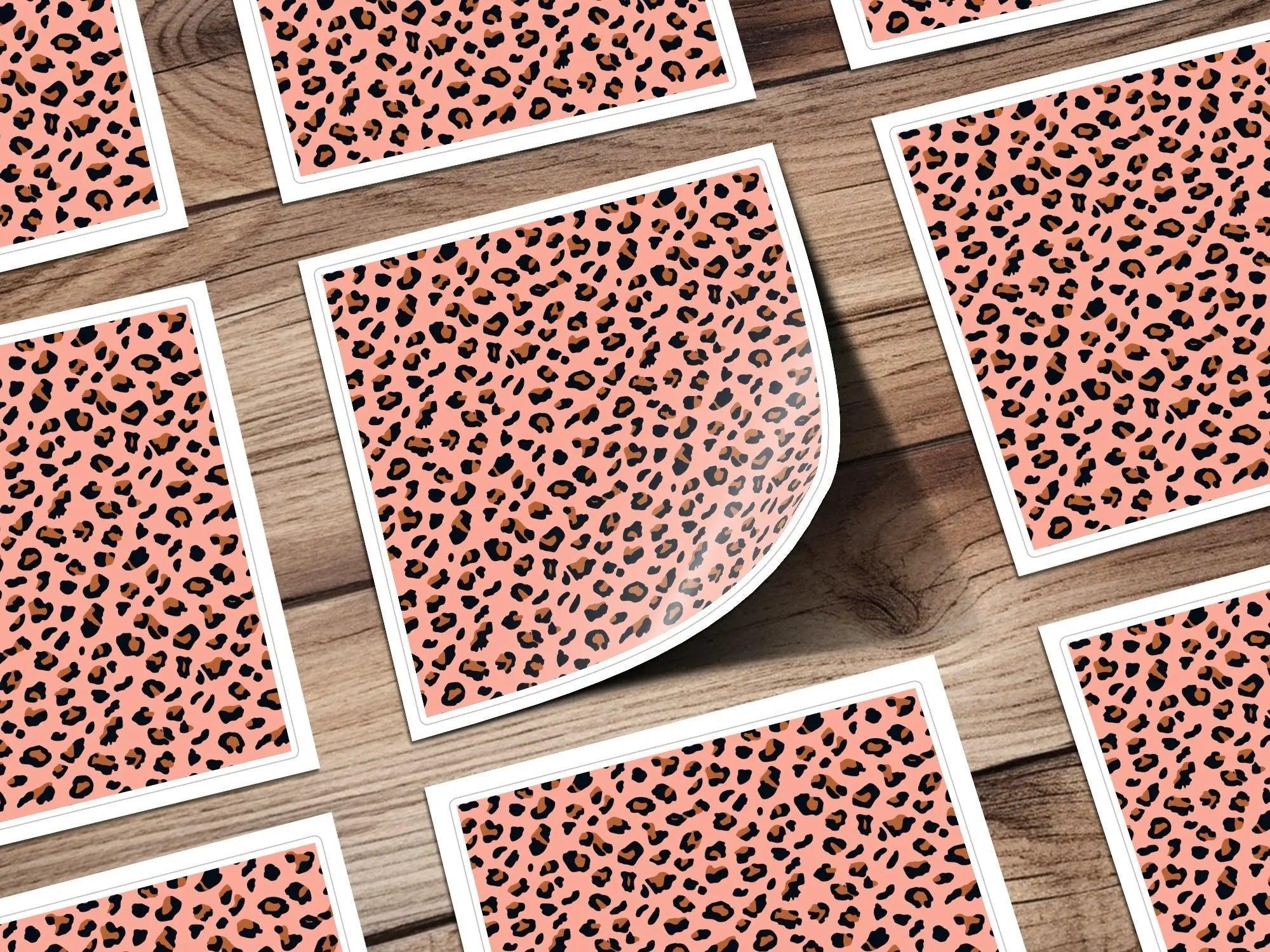 Leopard Print Digital Pattern, Pink Animal Print Paper, Seamless JPEG for Crafts, Fabric, Wallpaper, Digital Download - Moore and Mountain